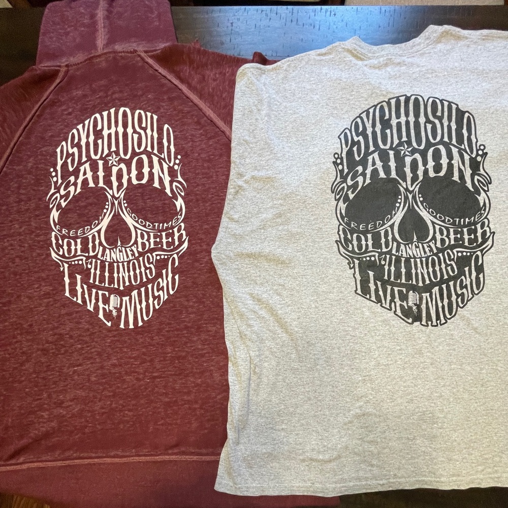Psycho Saloon Langley IL Sweatshirt & T-Shirt Psycho Saloon Bar Bundle
